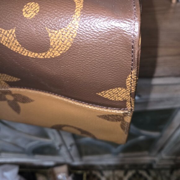 Authentic Preloved LV On the Go Reverse Mono Giant GM Tote - Picture 6 of 15